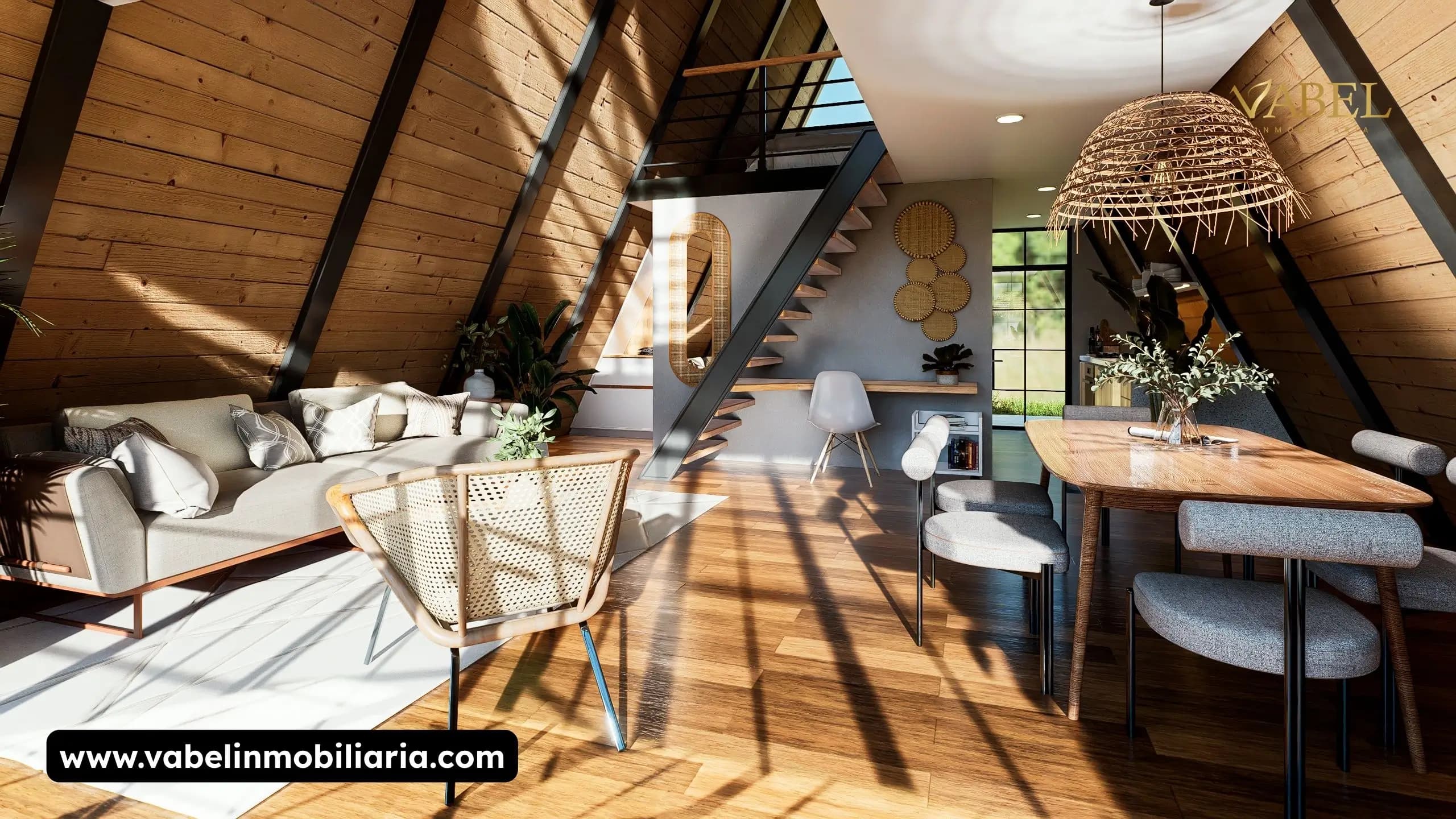 VABEL Medellín Village – Interior de Cabaña Alpina en Moyobamba, Perú